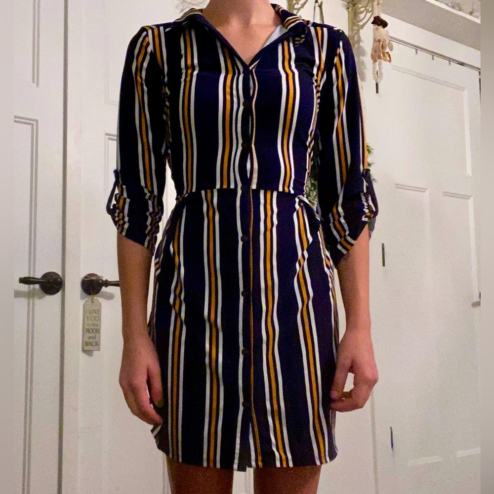 Navy Bodycon Dress